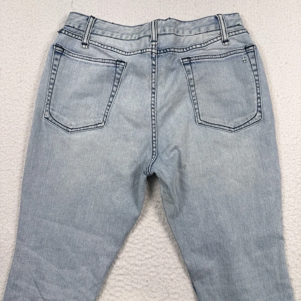 Rag & Bone Fit 1 Skinny Jeans Men 34x32 (30x27) Light Wash Stretch Button Fly‎
